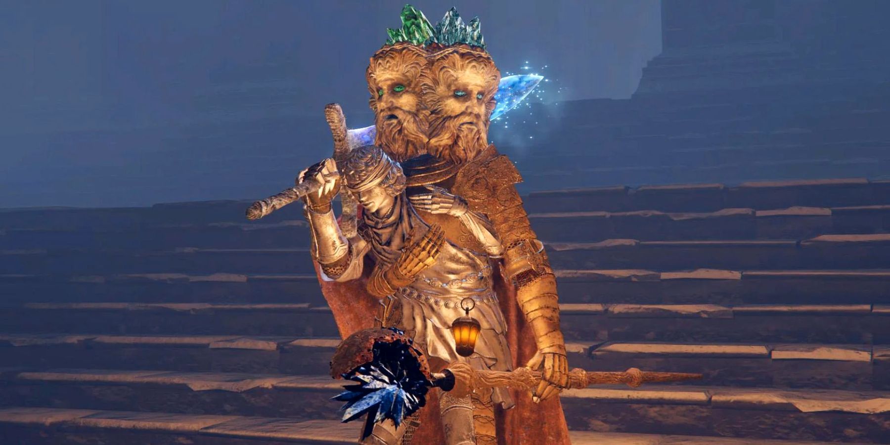 elden ring twinsage glinstone couronne épée sceptre caractère