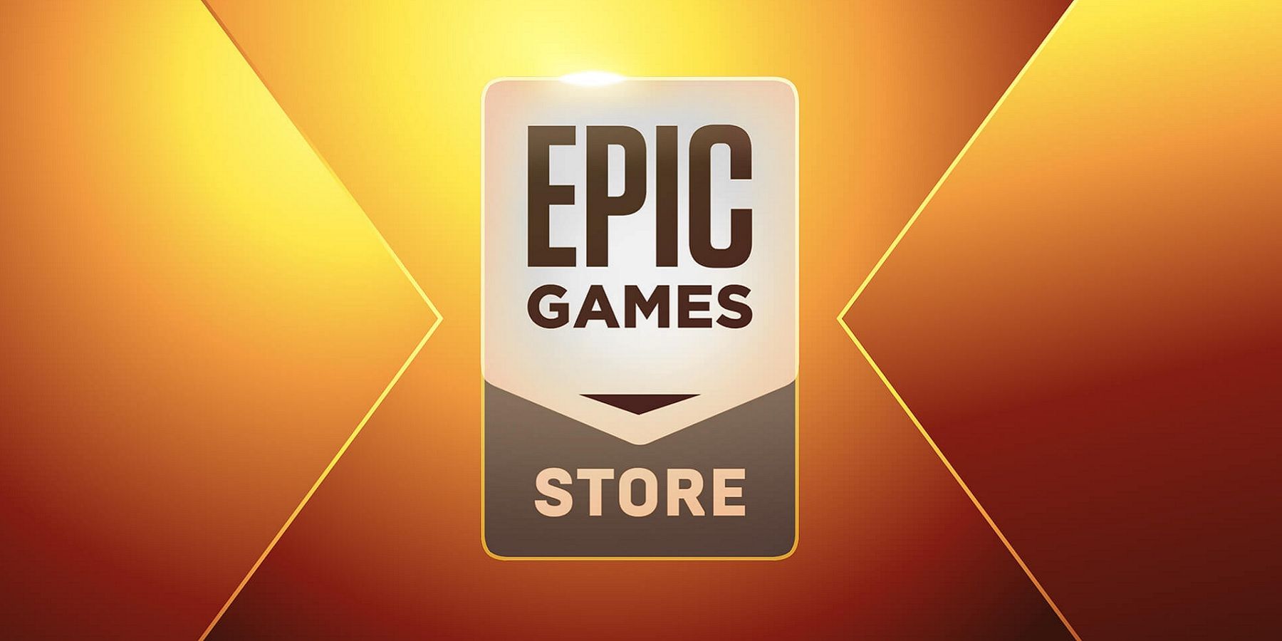 logo du magasin de jeux épiques avec fond doré