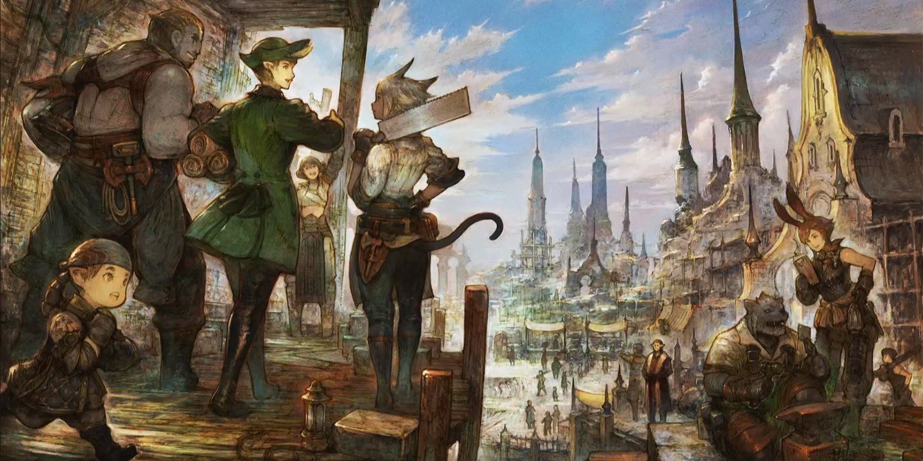 final fantasy 14 ishgard logement firmament empyreum en vedette