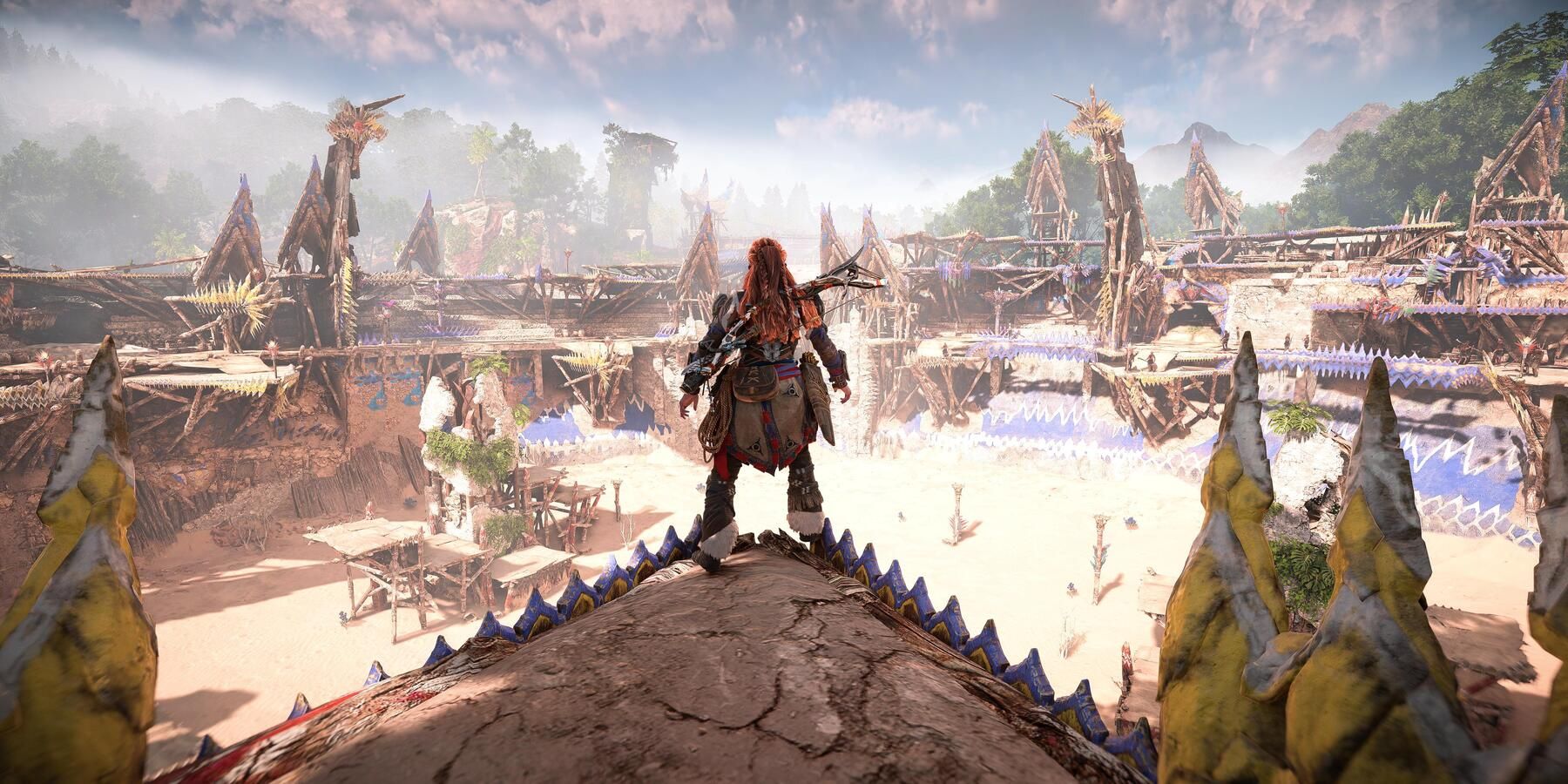 Aloy surplombe l'Arena HFW