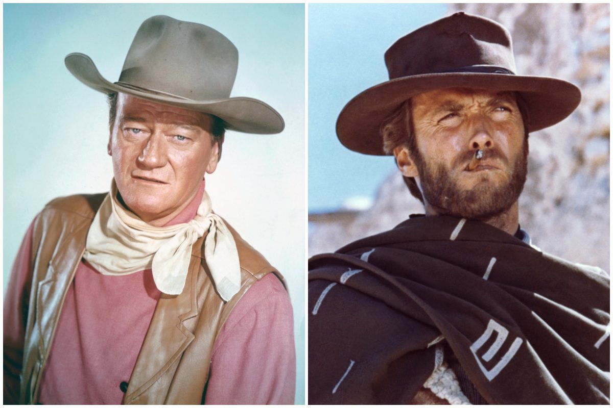John Wayne et Clint Eastwood dans le rôle de Monco dans 