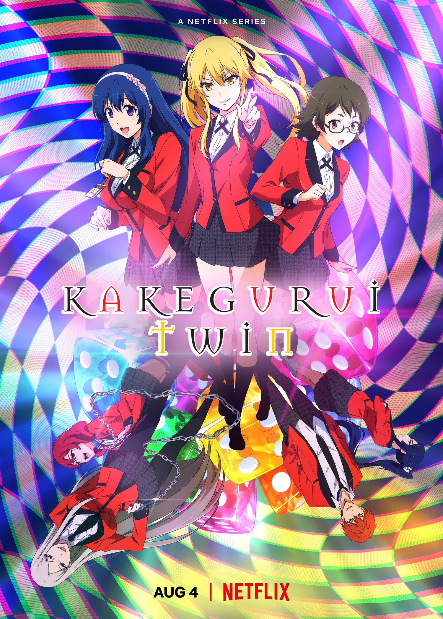 bande-annonce visuelle jumelle de kakegurui