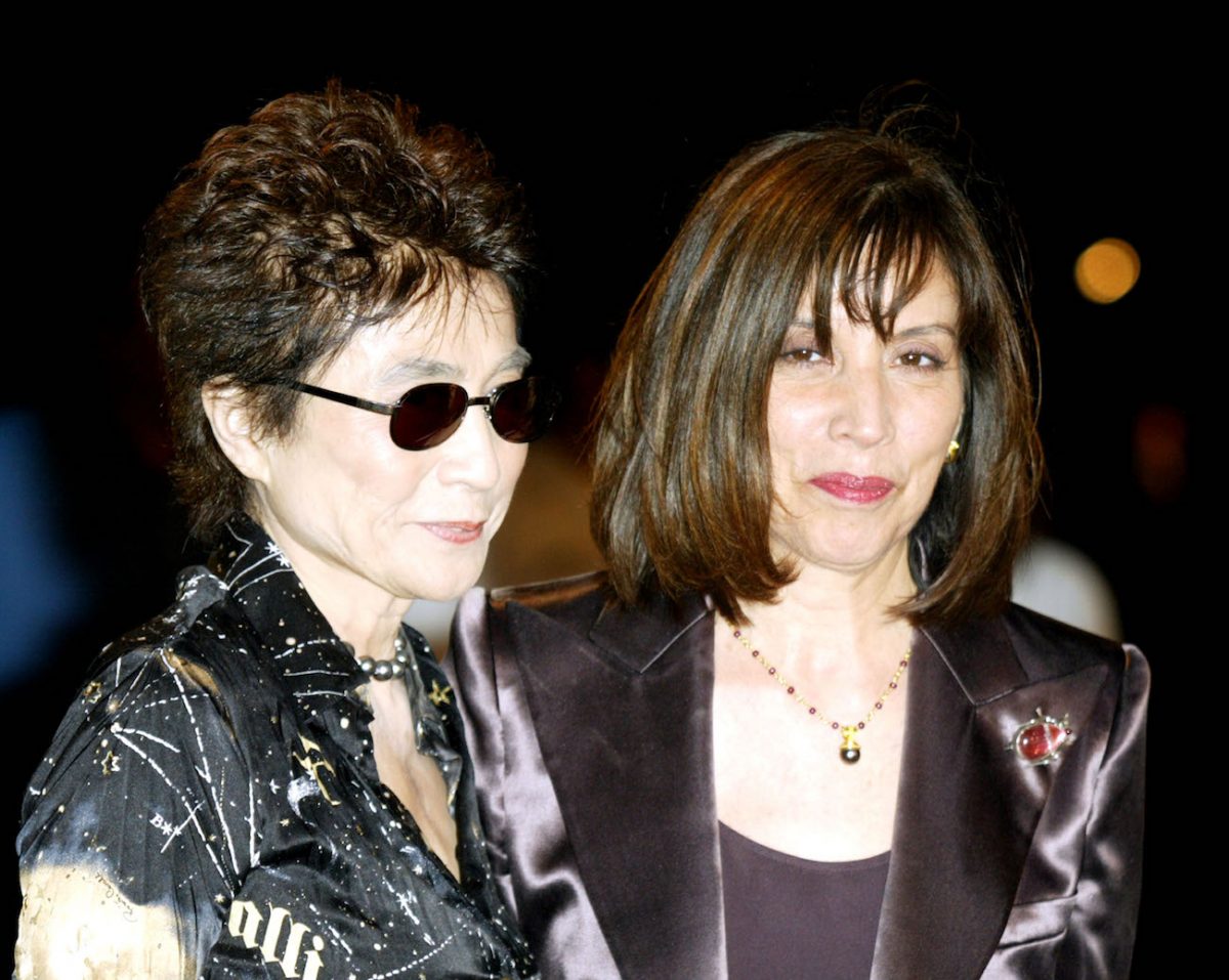 Yoko Ono et Olivia Harrison à la première de 