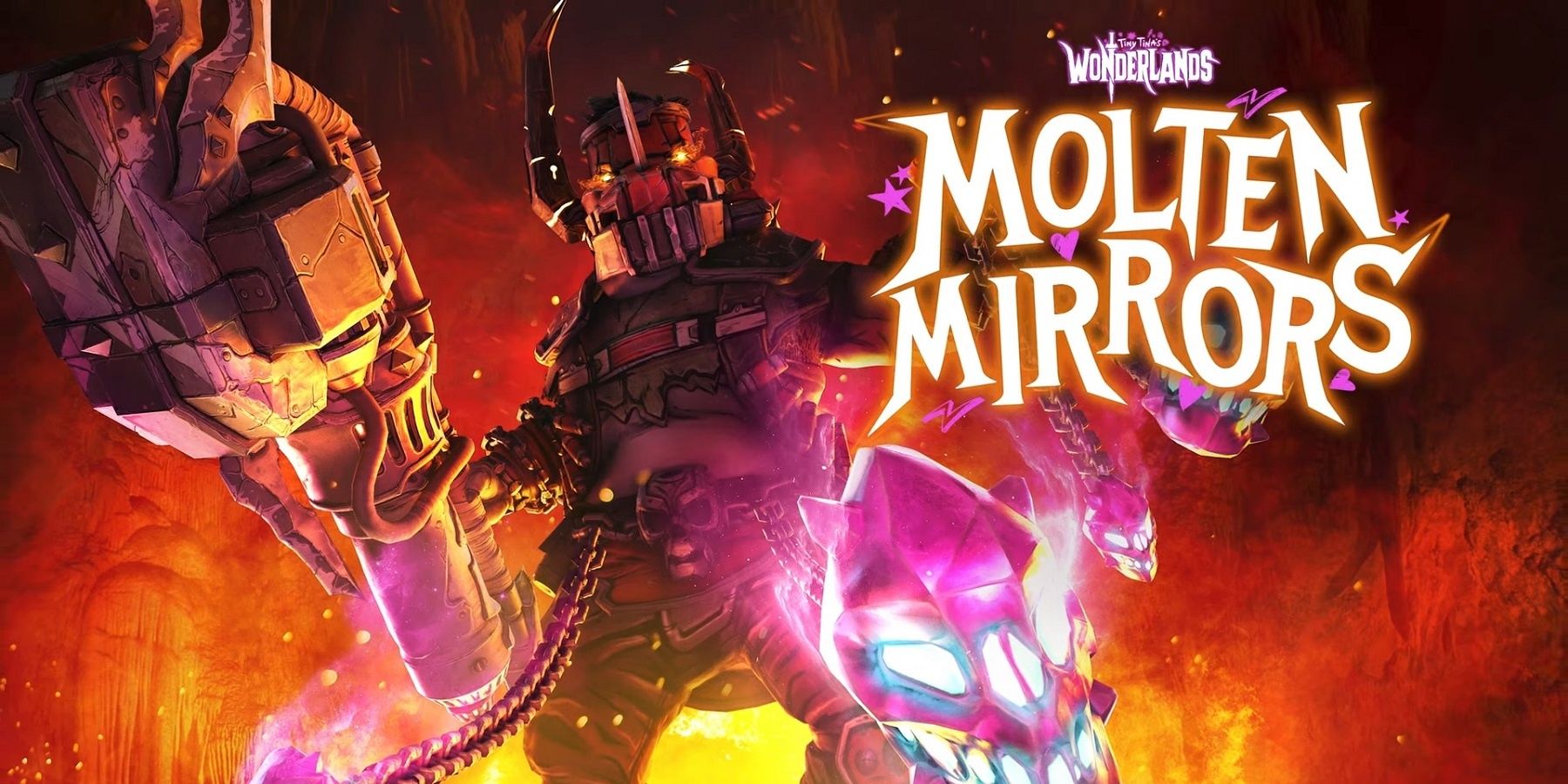 Les miroirs fondus des pays des merveilles de Tiny Tiny DLC sont maintenant disponibles