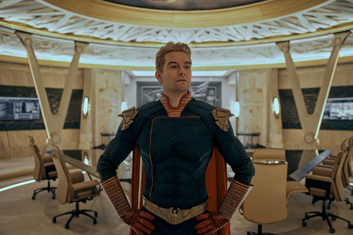 Antony Starr dans le rôle de Homelander dans la saison 3 de