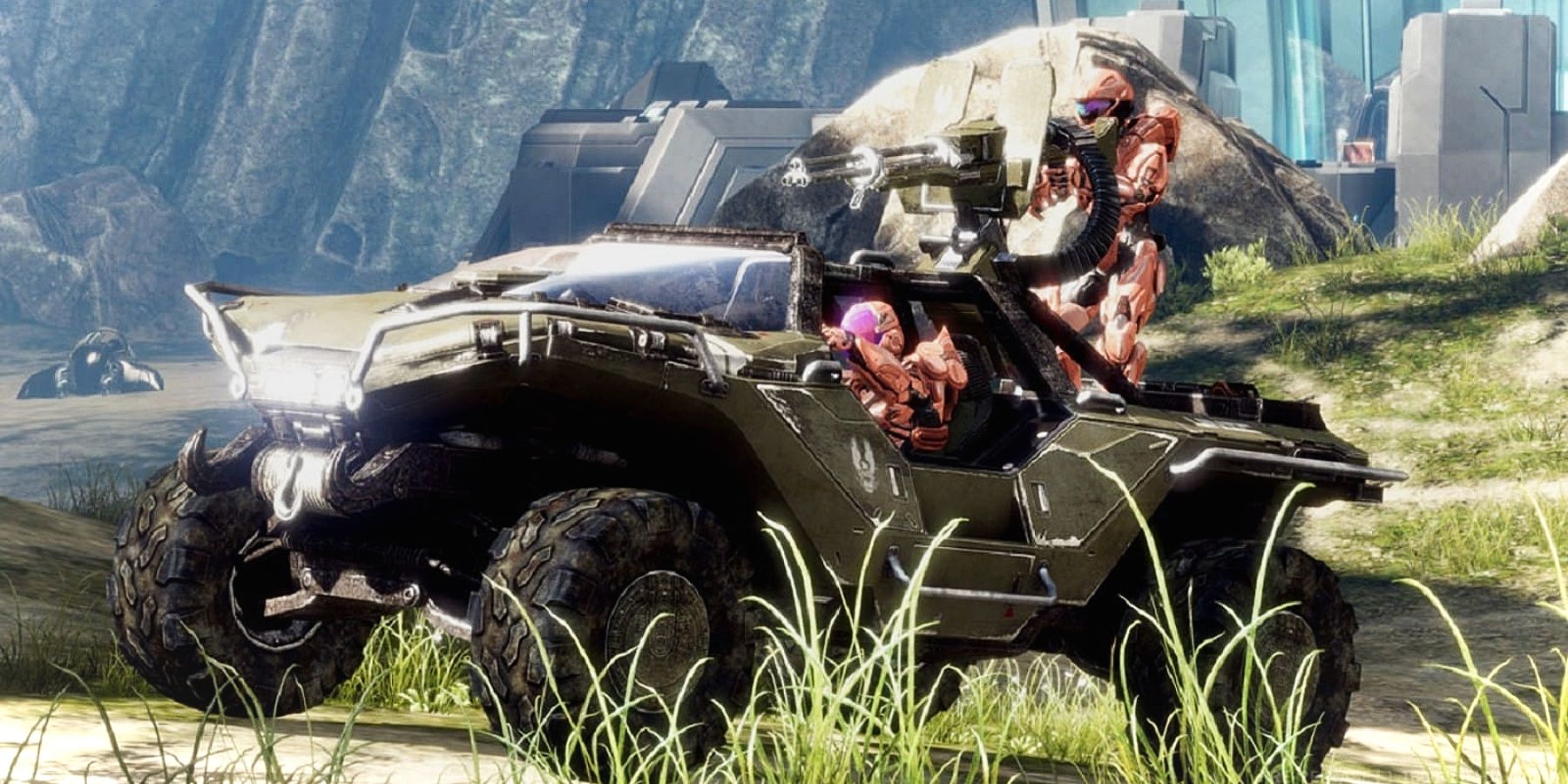 halo infini phacochère pilote mitrailleur équipe spartiate rose
