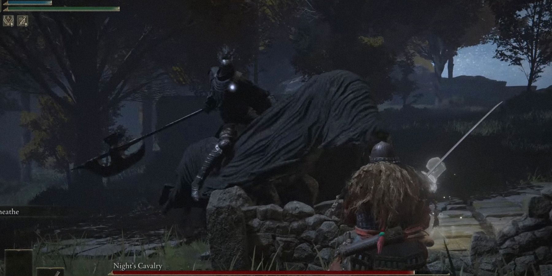 cavalerie de nuit dans l'anneau d'elden
