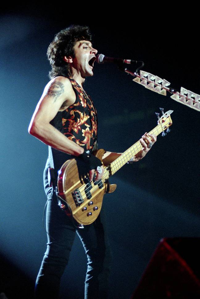 Tel avec le groupe en 1993. Crédit : Fabio Diena / Alamy Stock Photo