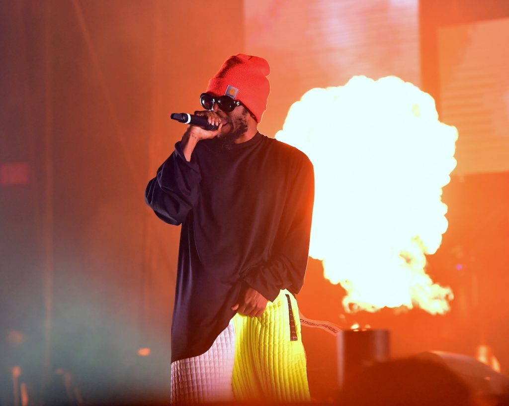 Kendrick Lamar se produit lors du Tycoon Music Festival 2019