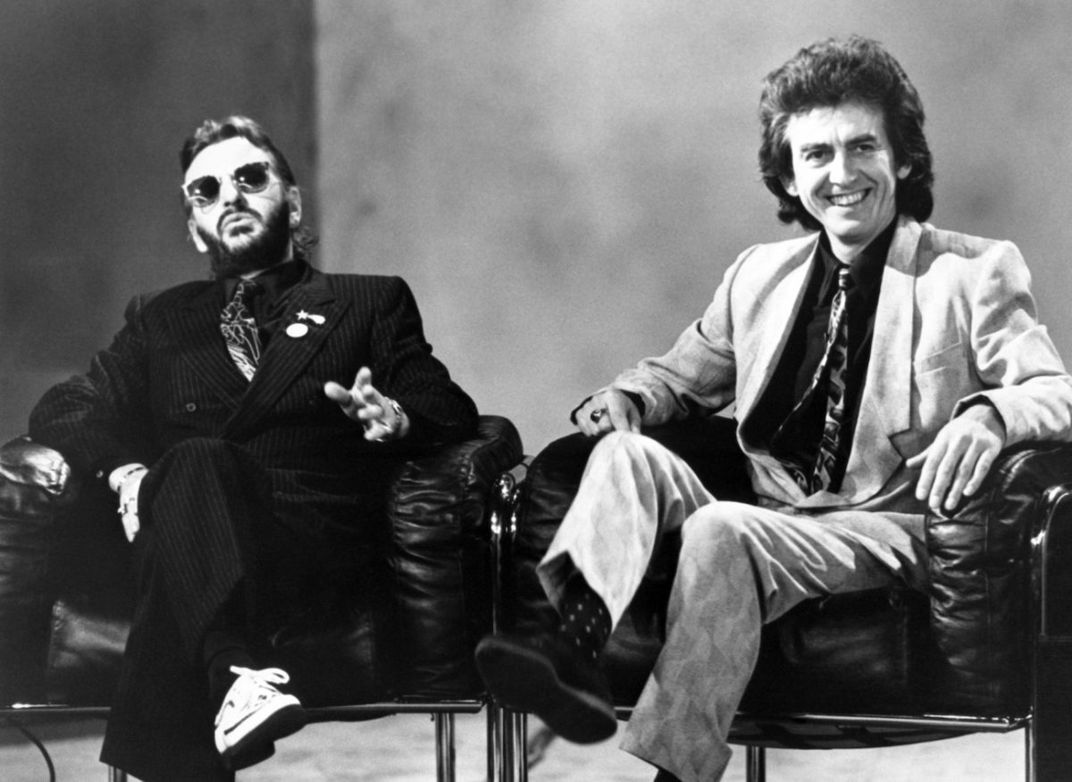 Ringo Starr et George Harrison sur 