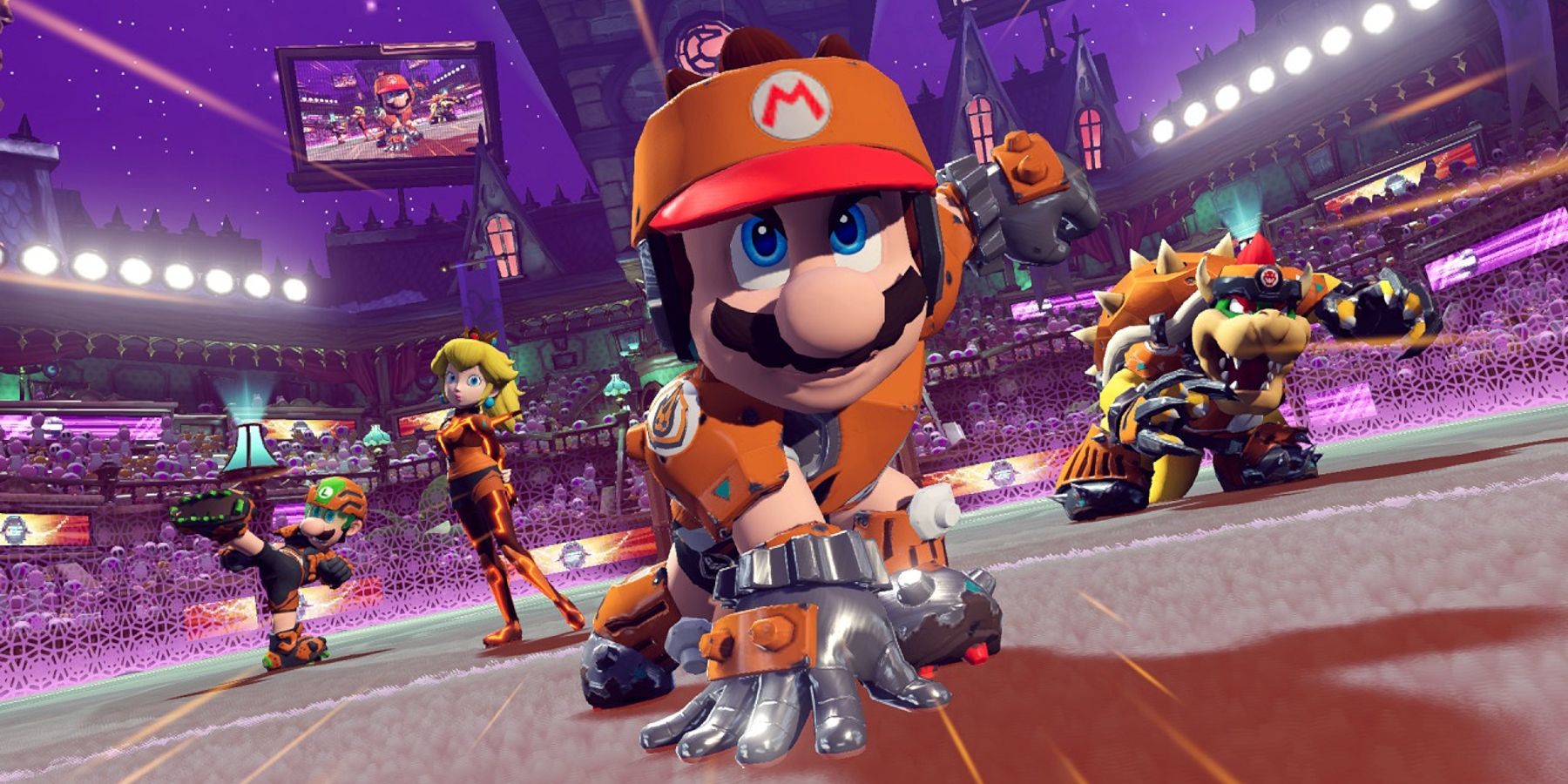 mario strikers équipe de 4 joueurs