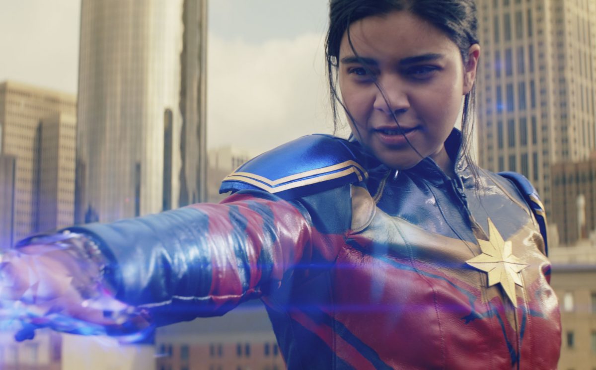 Iman Vellani dans le rôle de Kamala Khan dans 'Ms. Marvel », qui semble être la série la plus récente de la chronologie du MCU.