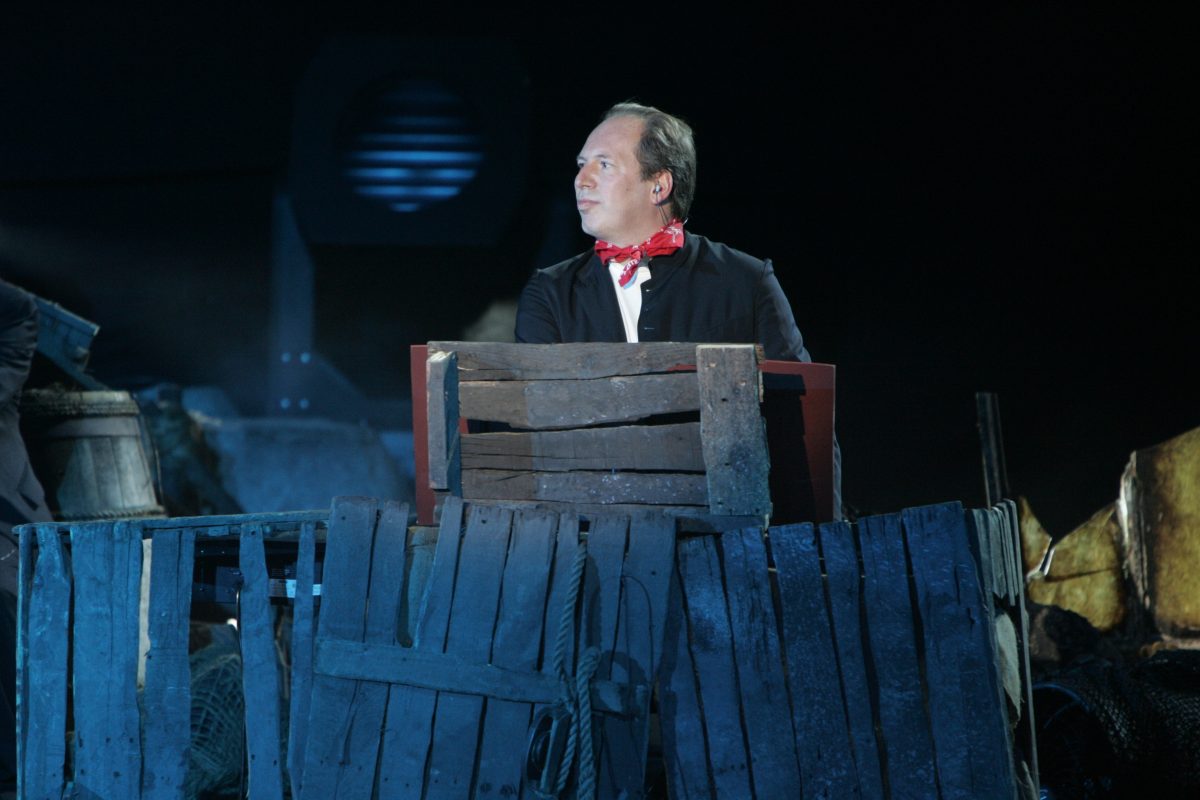 Compositeur Hans Zimmer lors de la première mondiale de Walt Disney Pictures' 'Pirates des Caraïbes : Jusqu'au bout du monde'