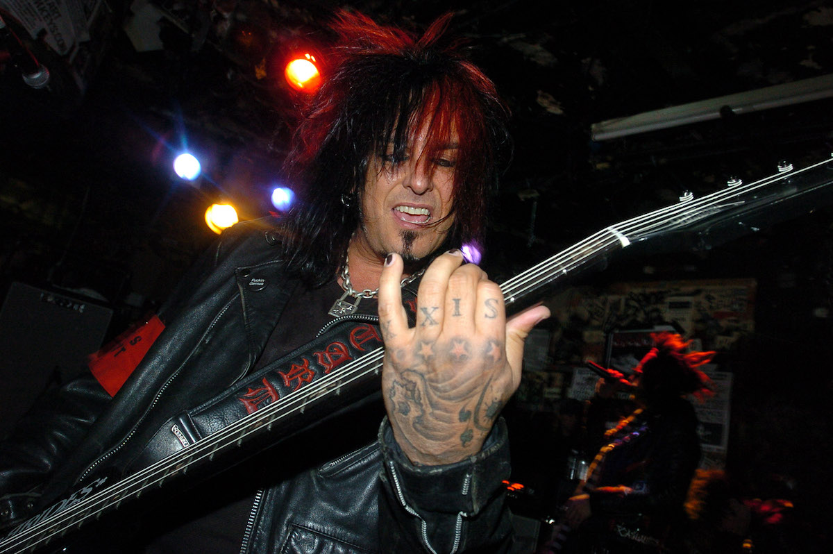 Nikki Sixx de son vrai nom Motley Crue