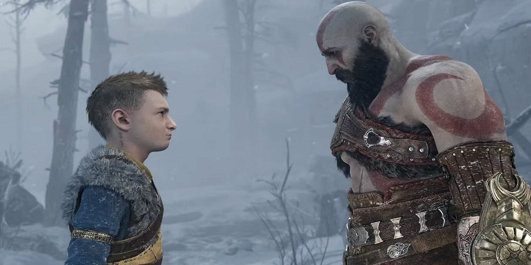 Kratos et Atreus Staredown