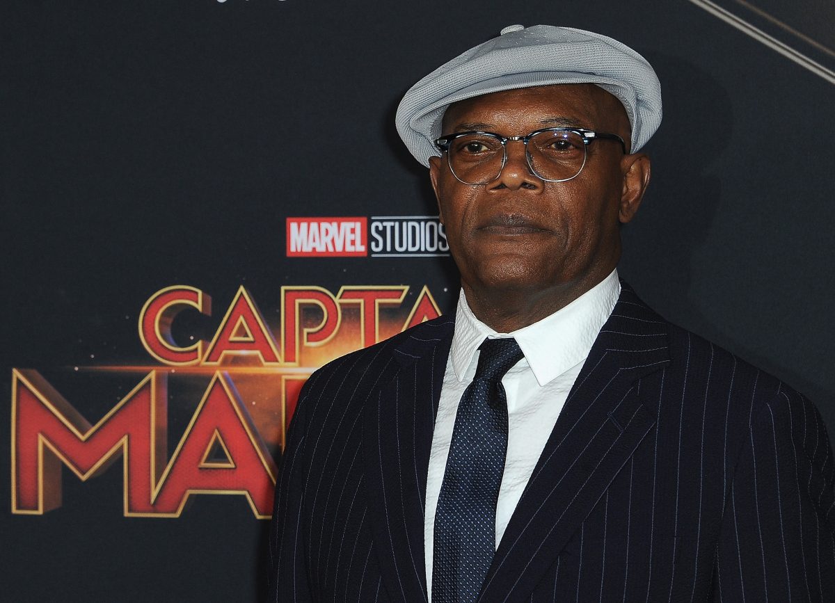 Samuel L. Jackson qui joue Nick Fury assiste à la première de Marvel Studios Captain Marvel