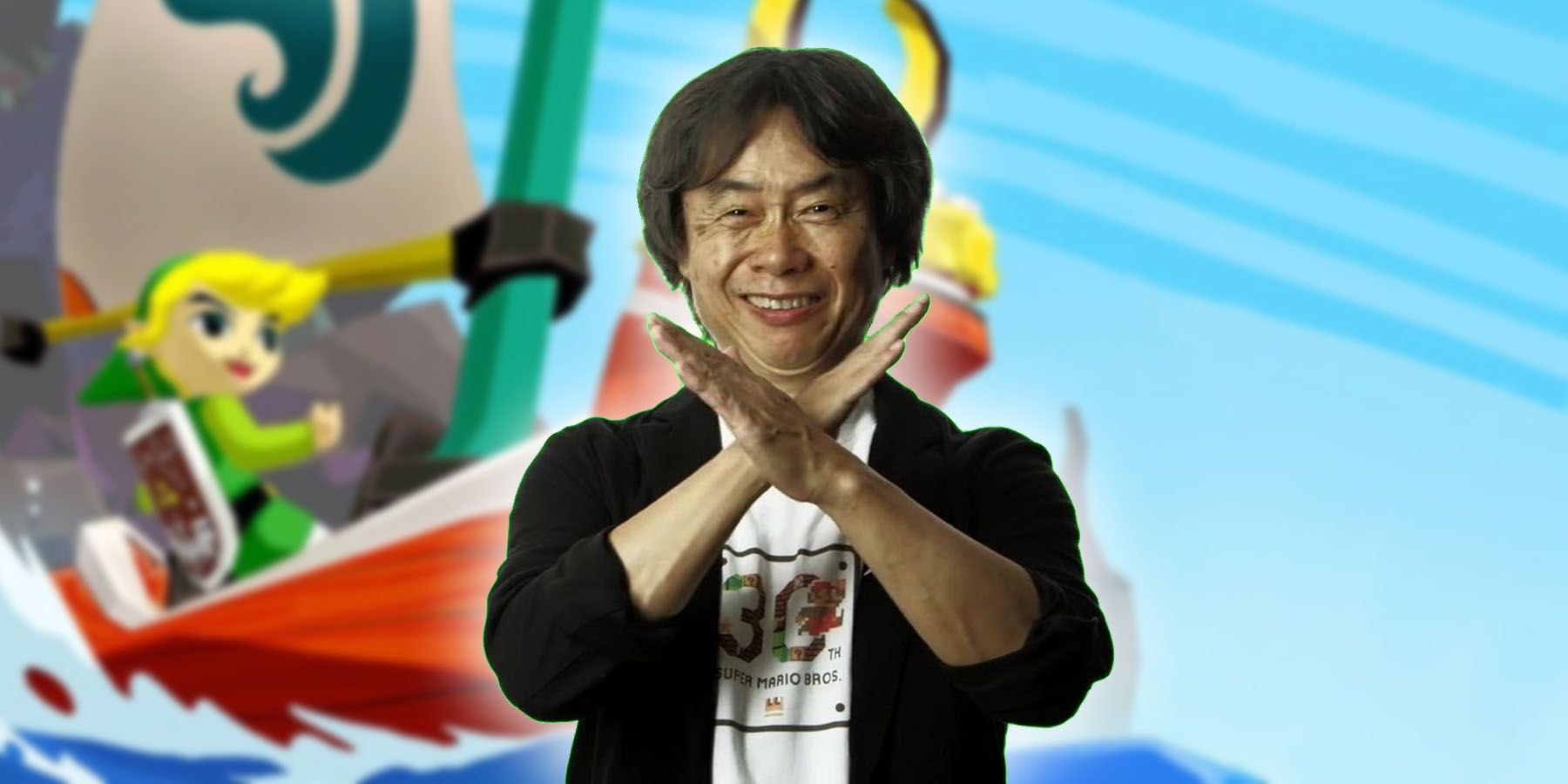 Miyamoto Légende de Zelda Wind Waker