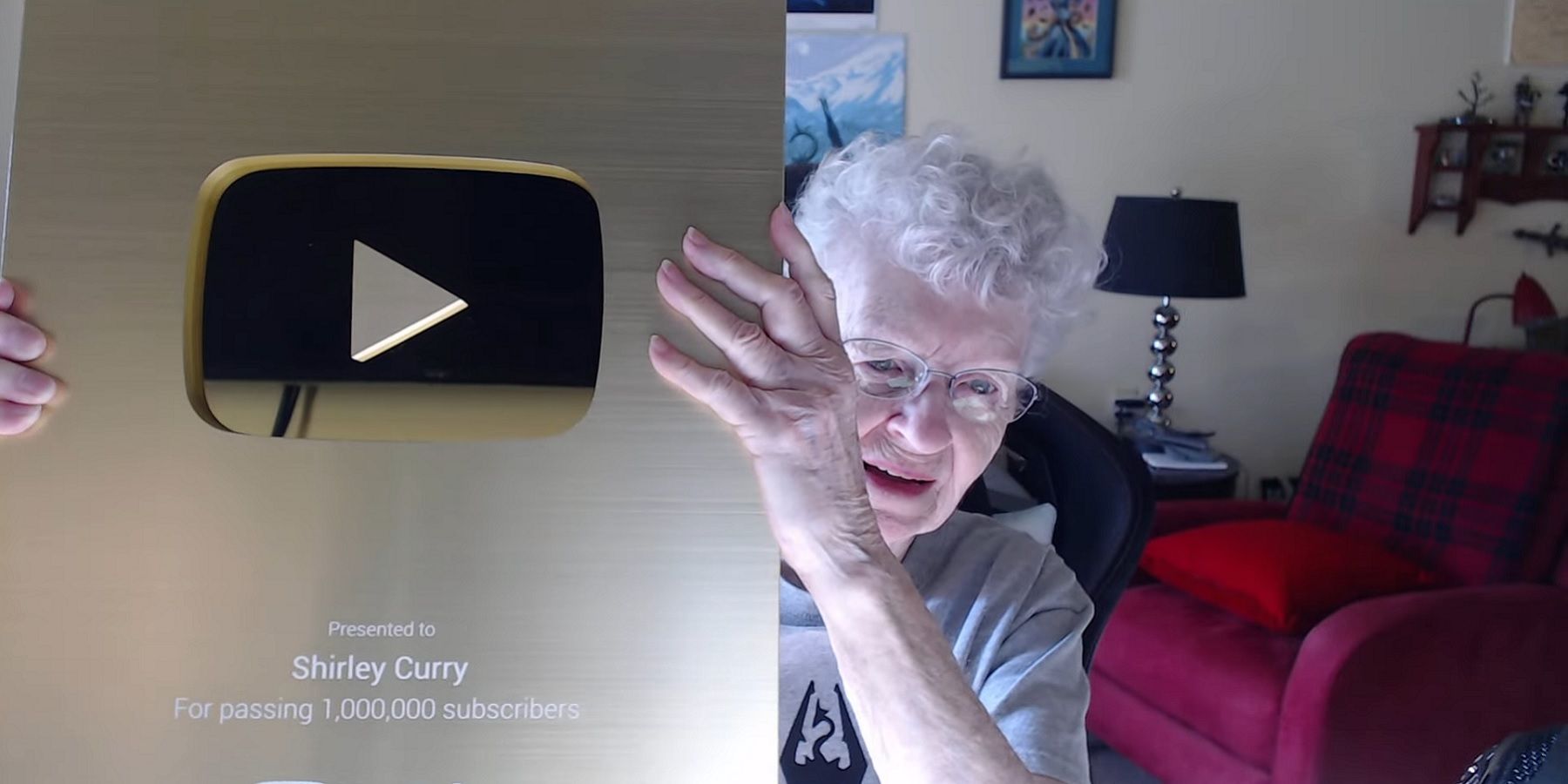 bouton de lecture or grand-mère skyrim