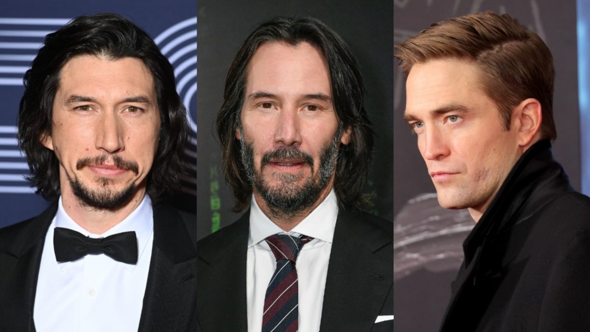 LR : Adam Driver, Keanu Reeves et Robert Pattinson, dont tous les fans ont suggéré qu'ils pourraient exprimer Shadow dans 
