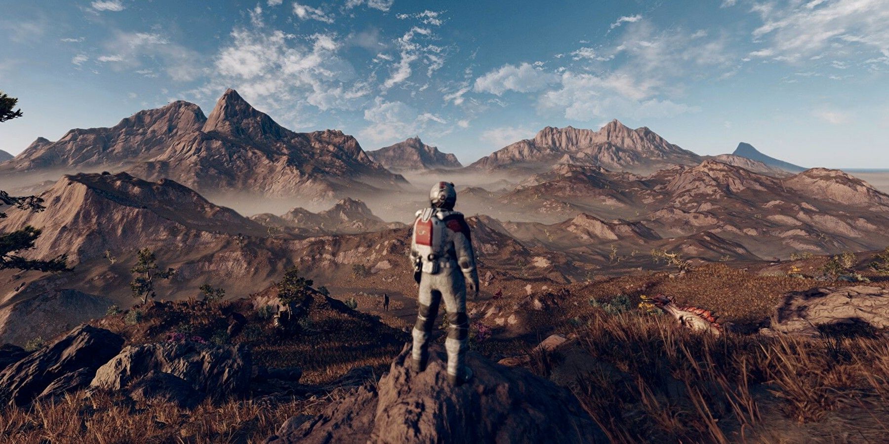 montagnes du champ d'étoiles