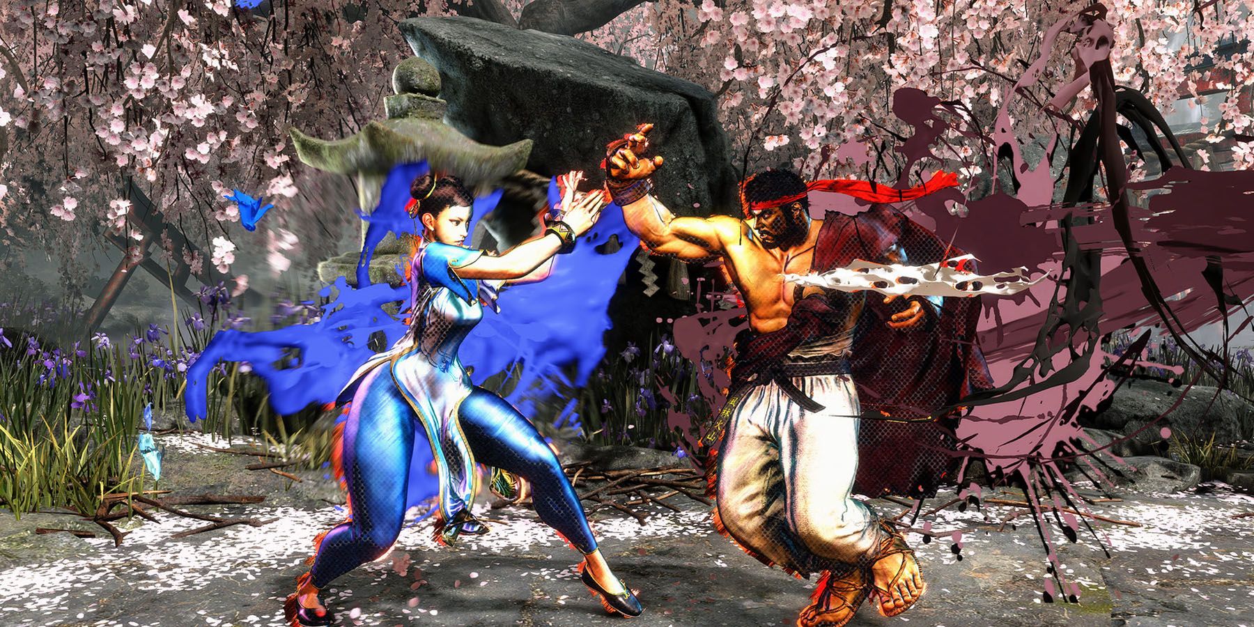 Street Fighter 6 Chun Li contre Ryu