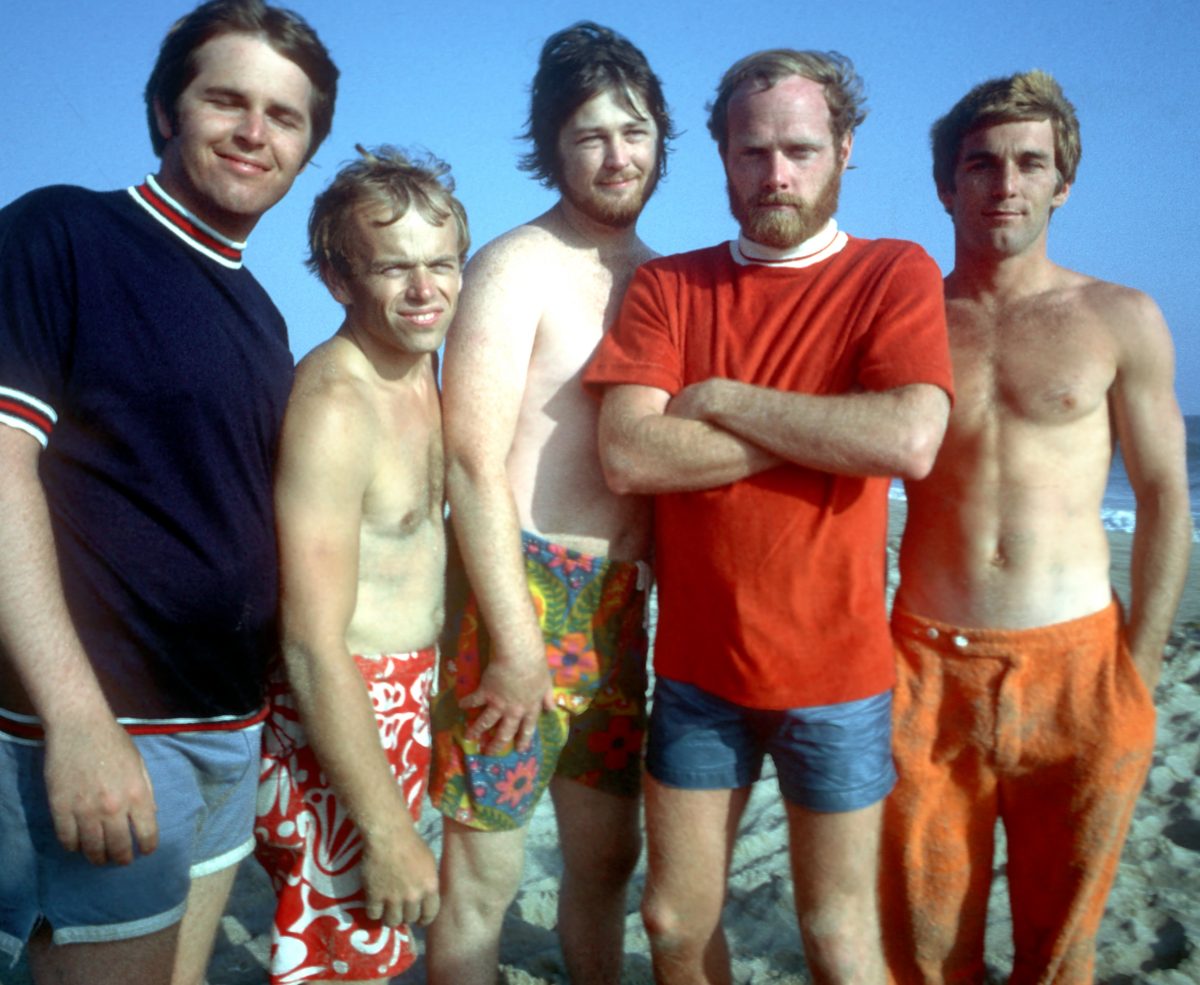 Les Beach Boys sur la plage