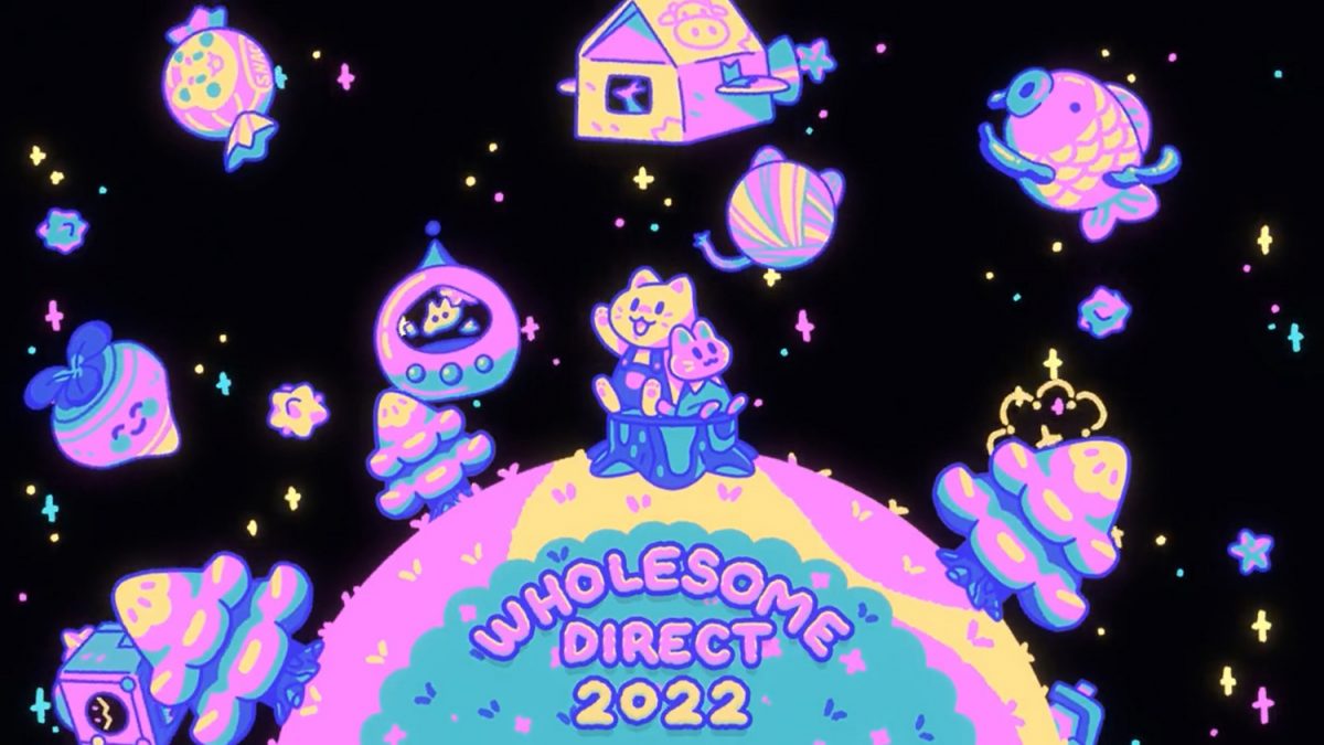 L'art Wholesome Direct 2022 montre des objets pastel sur un nuage