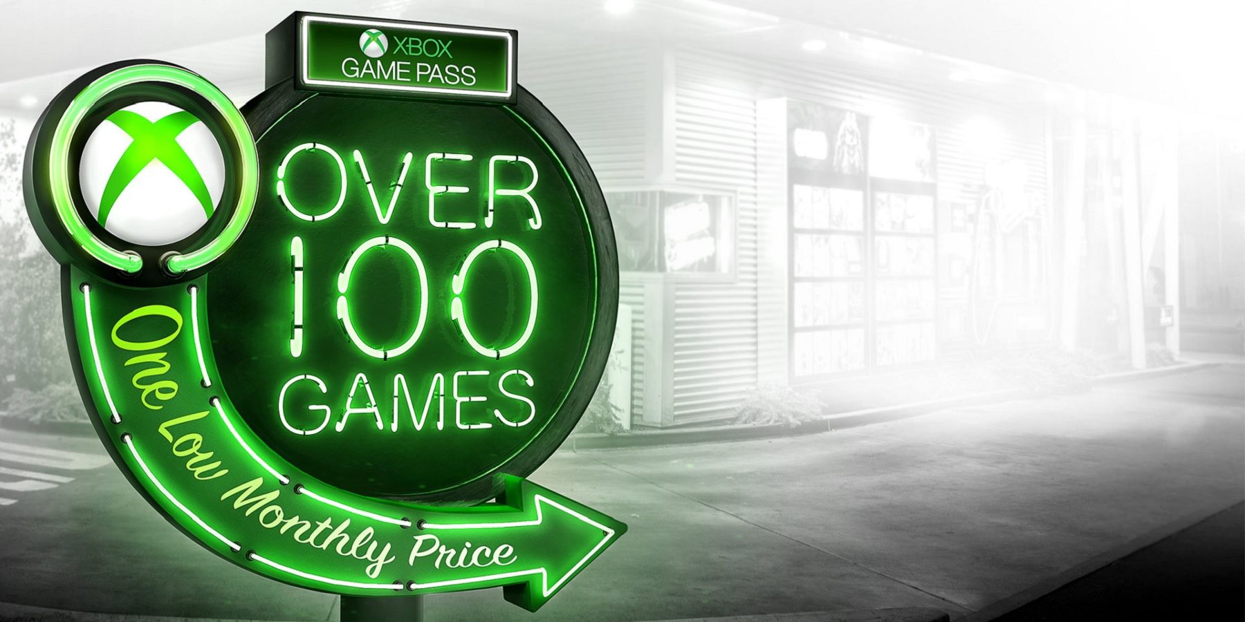 enseigne au néon xbox game pass