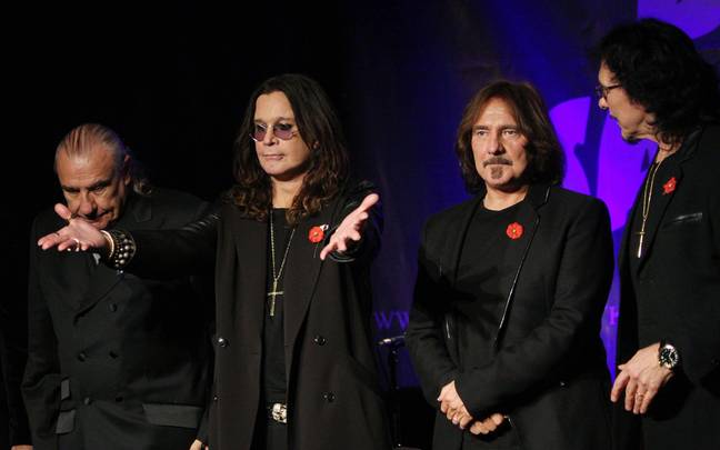 Ozzy et ses acolytes de Black Sabbath. Crédit : Alamy