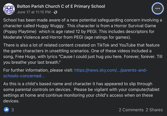 Des experts émettent un avertissement sur le jeu vidéo Huggy Wuggy «  troublant  » joué par des enfants