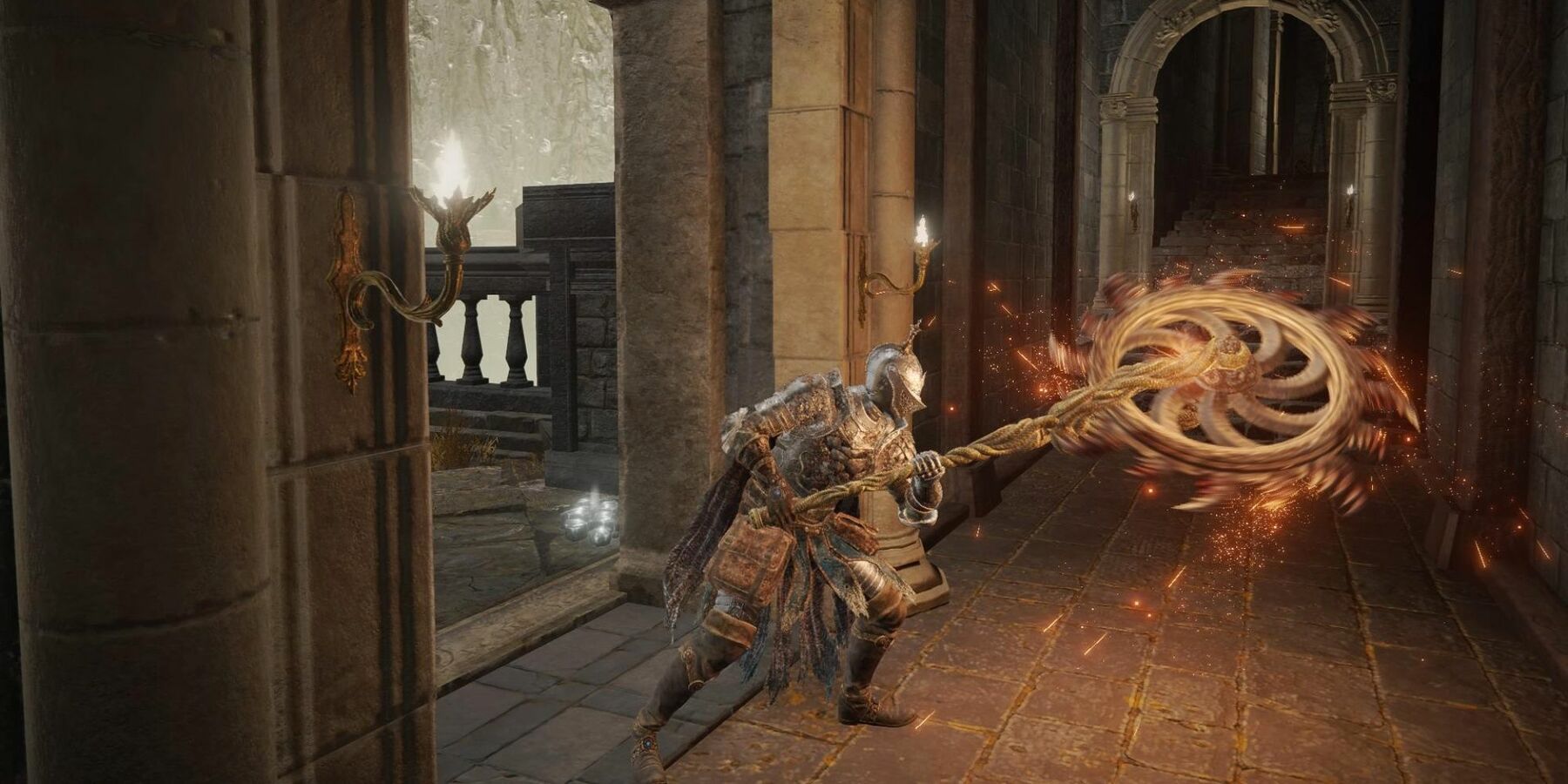 Elden Ring Players Cheese Malenia utilisant l'arme 