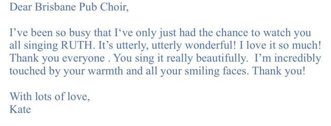 Crédit : Pub.Choir / Facebook