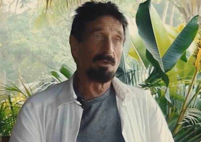 John McAfee est connu pour son logiciel antivirus. Crédit : Netflix