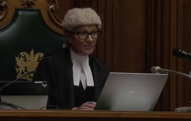 Le juge Munro a condamné Ben Oliver à Old Bailey. Crédit : Sky News