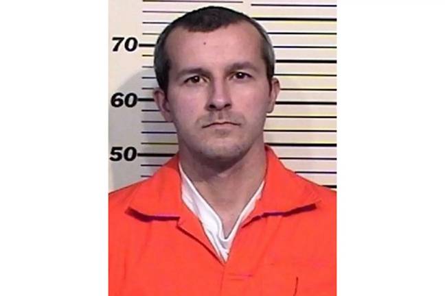 Chris Watts purge une peine d'emprisonnement à perpétuité.  Crédit : Netflix