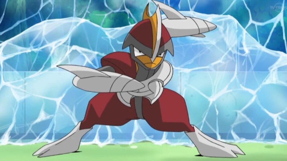 Pokemon Anime Clip montre comment Bisharp mange de la nourriture