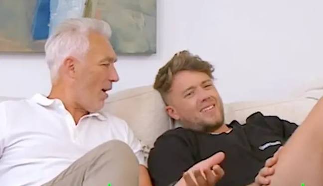 Roman Kemp a évidemment été effrayé par les commentaires.  Crédit : Channel 4/Gogglebox