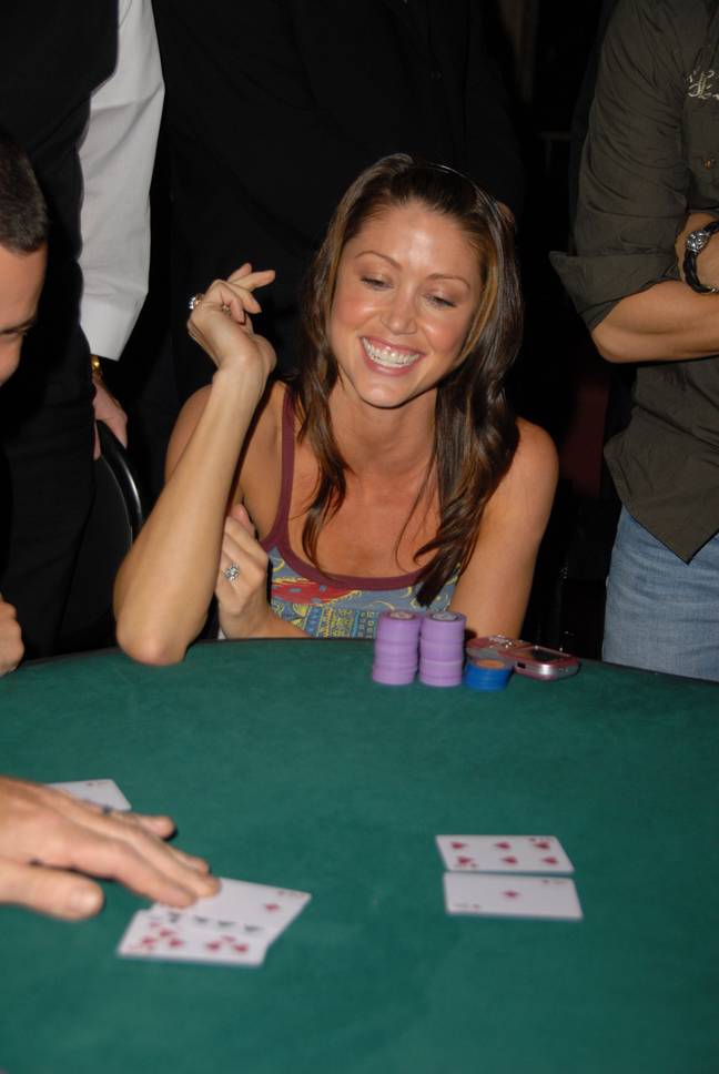 Shannon Elizabeth est une joueuse de poker à succès.  Crédit : WENN Rights Ltd/Alay Stock Photo