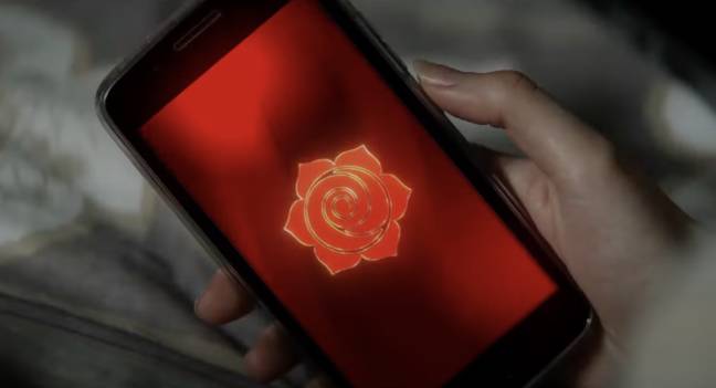 Les roses sont rouges... Crédit : BBC