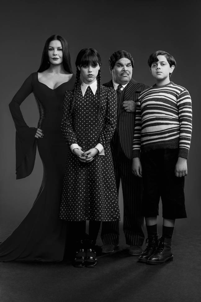 La toute nouvelle famille Addams.  Crédit : Netflix