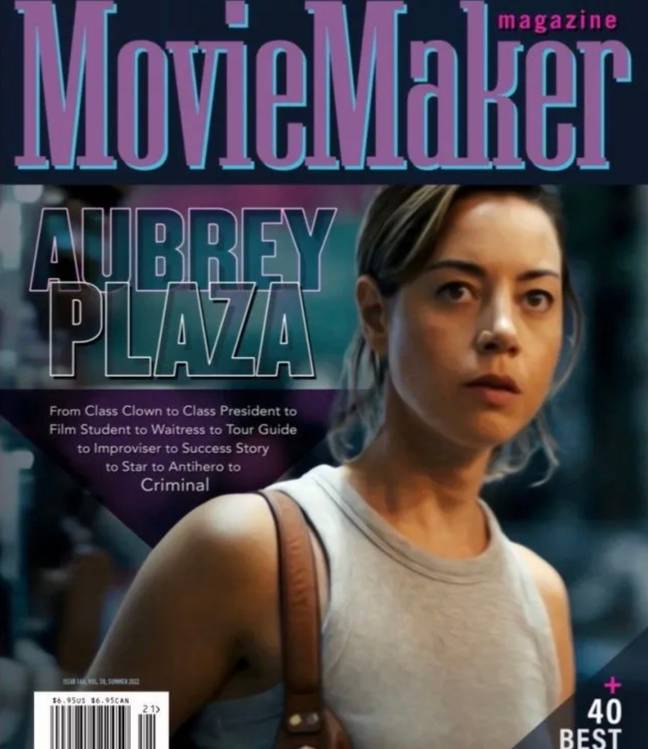 Aubrey Plaza dit qu'elle aimerait affronter Lara Croft. Crédit : magazine Moviemaker