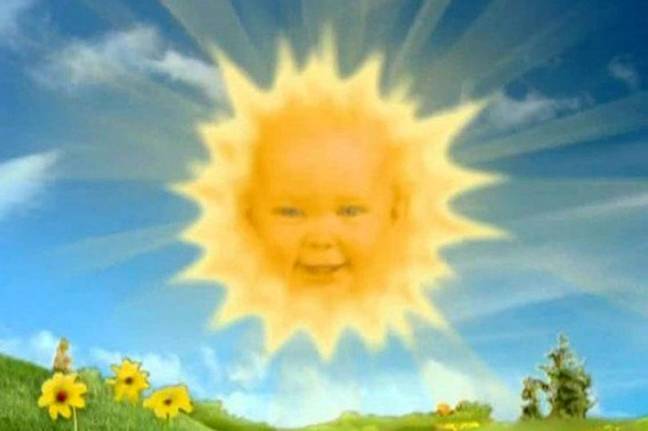 Jess Smith en tant que bébé dans les Teletubbies originaux. Crédit : BBC