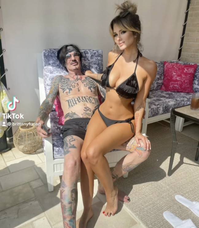 Le couple s'est marié en 2019. Crédit : TikTok/@brittanyfurlan