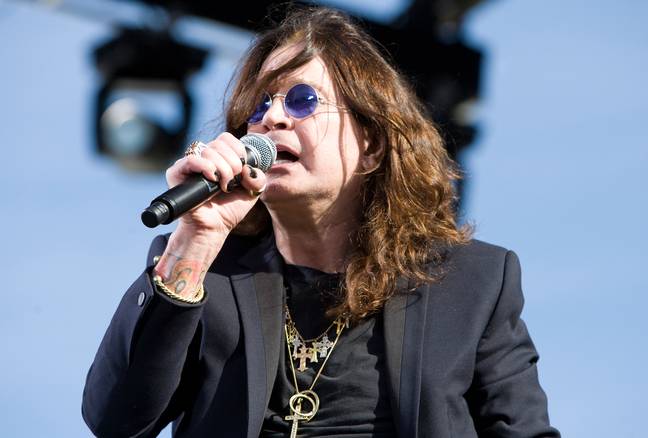 Ozzy sur scène en 2010. Crédit : Kristoffer Tripplaar / Alamy Banque D'Images