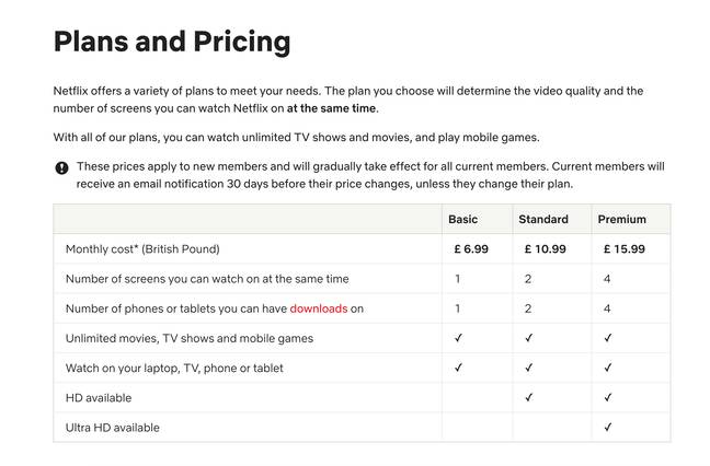 L'adhésion offrira une option moins chère et plus rentable pour les clients. Crédit : Netflix