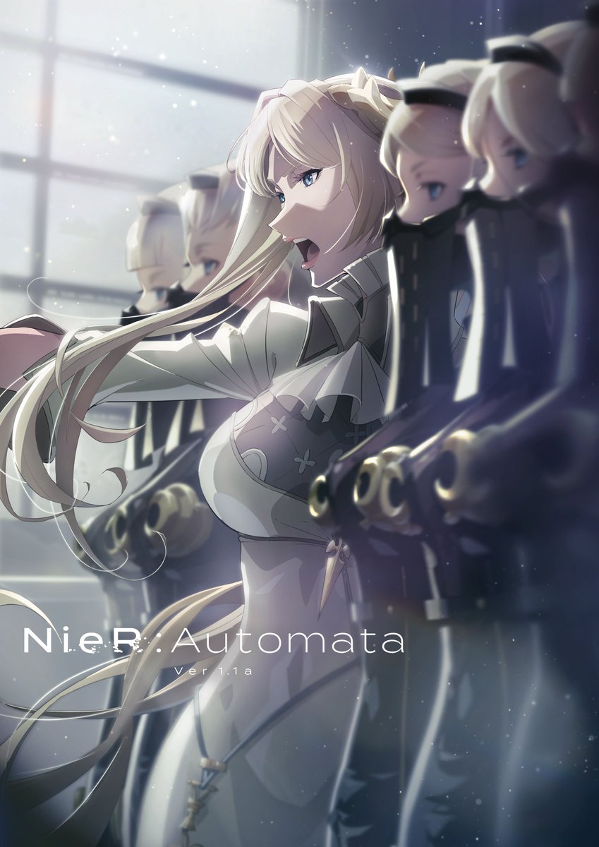 nier:automates anime visual trailer 003 escadron yorha