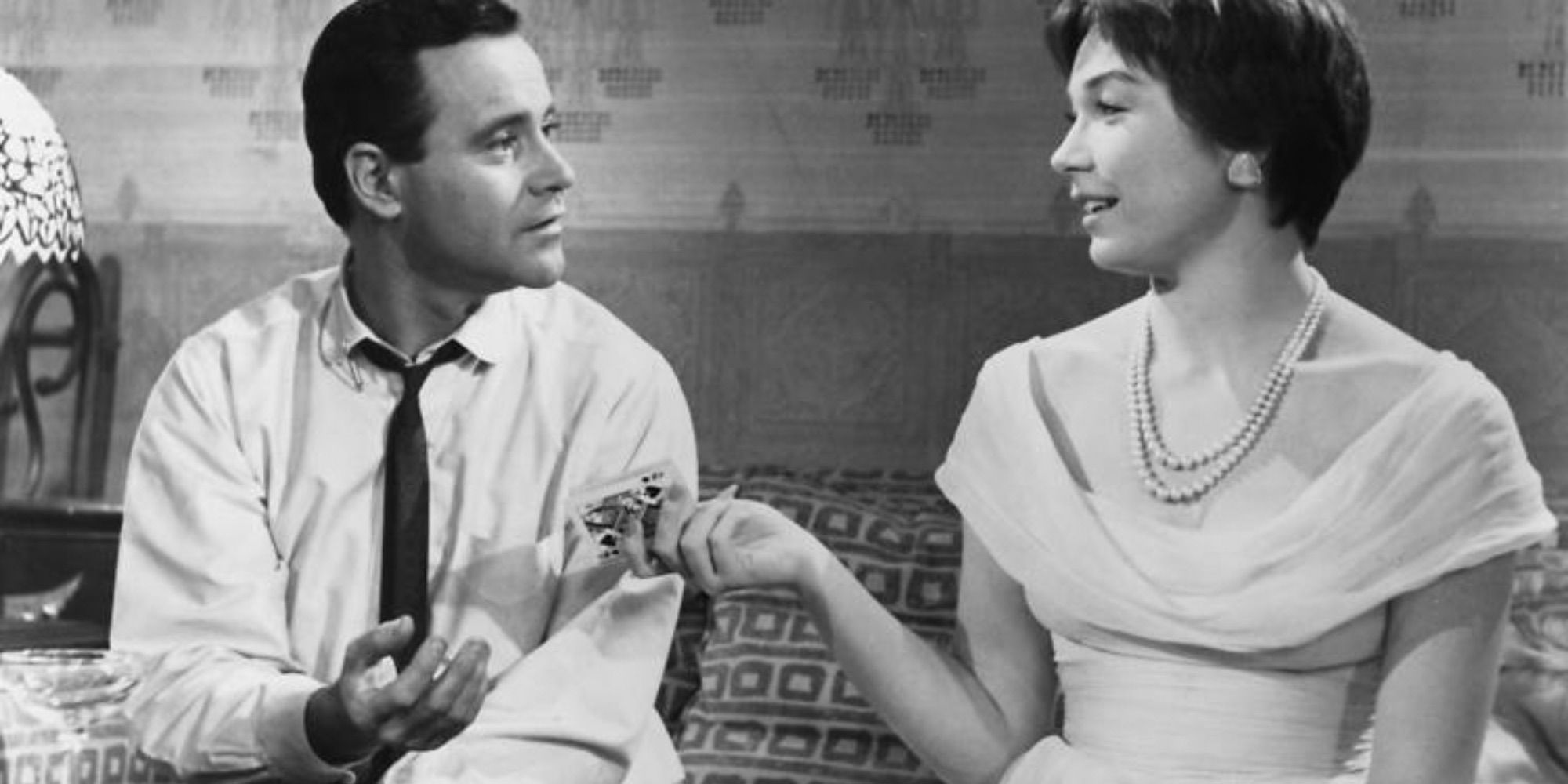 L'appartement avec Jack Lemmon et Shirley MacLaine en conversation