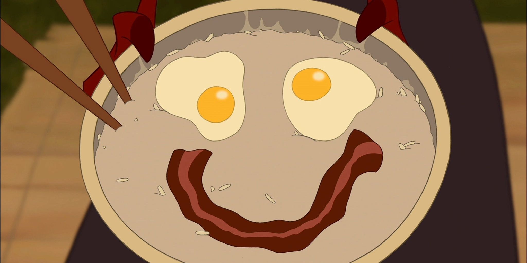 Le petit-déjeuner de Mushu à Mulan