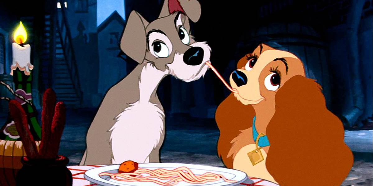 Spaghetti dans La Belle et le Clochard