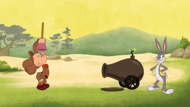 Elmer Fudd et Bugs Bunny dans
